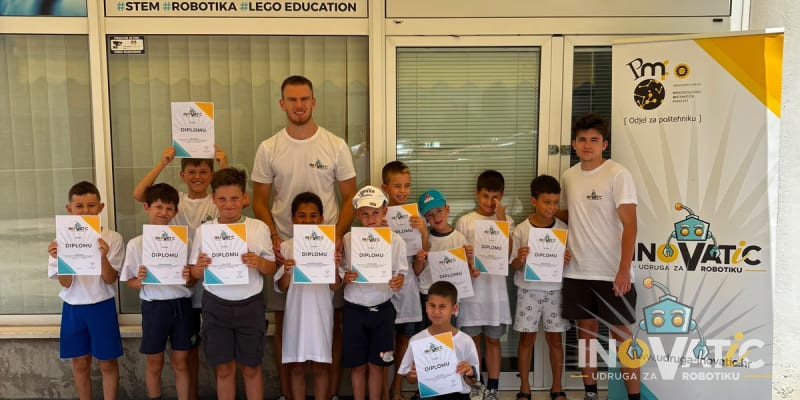 Uspješno završen prvi ciklus Ljetnog kampa LEGO robotike 2026.