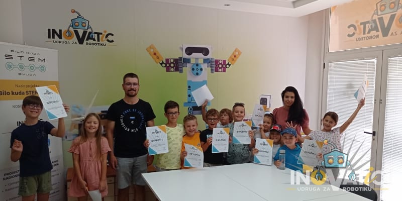 Održana druga Ljetna škola robotike za djecu 6 – 9 godina