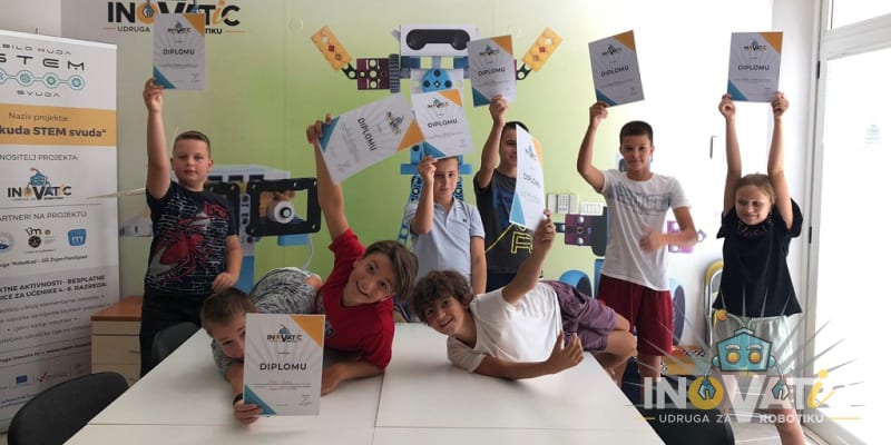 Održana treća Ljetna škola robotike za djecu 10 – 14 godina.