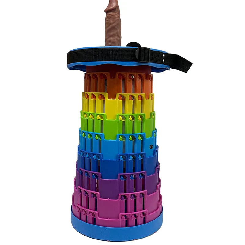 Rainbow Chair Sex Dildo Machine Outdoor Stimulation