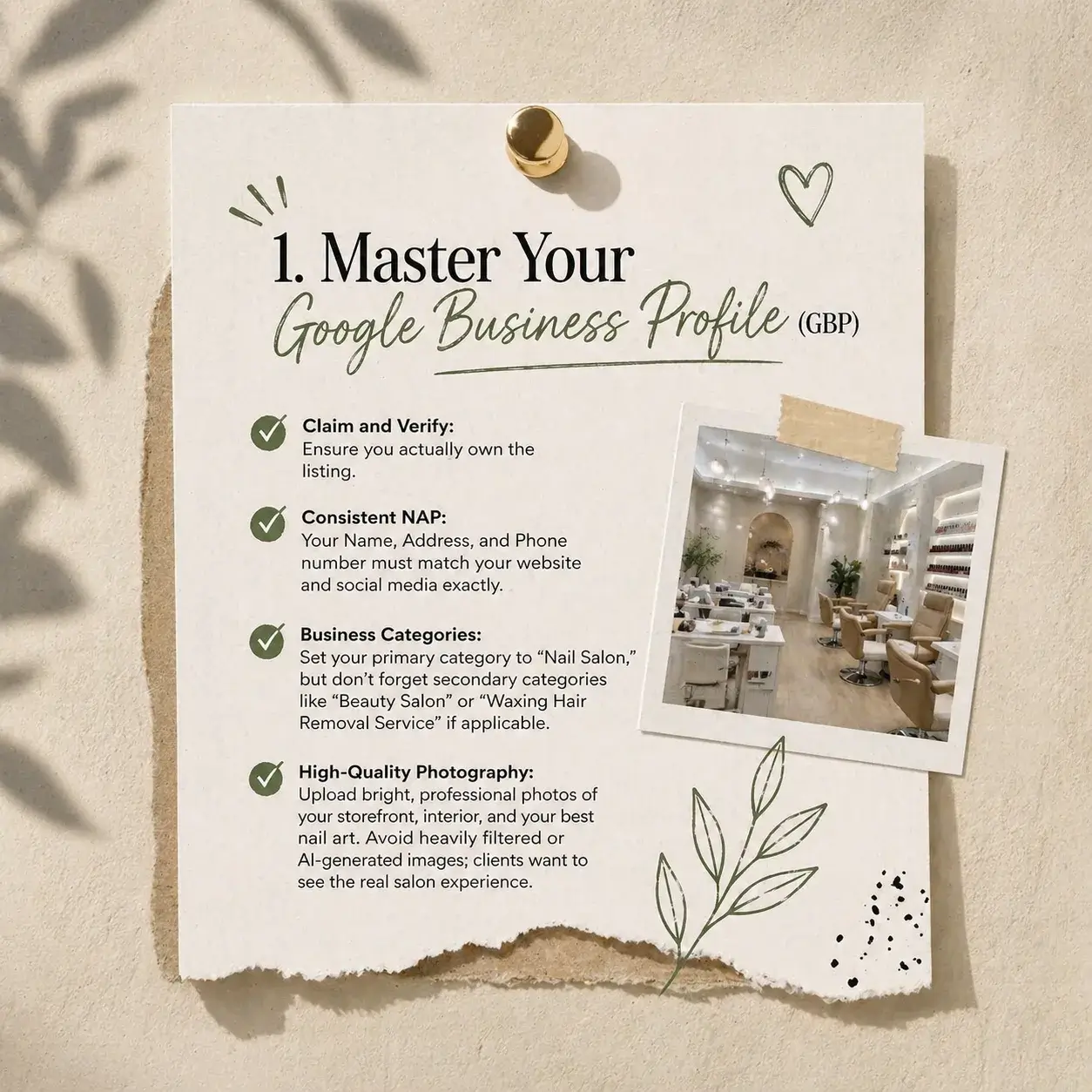 Master Your Google Business Profile (GBP) For Salons