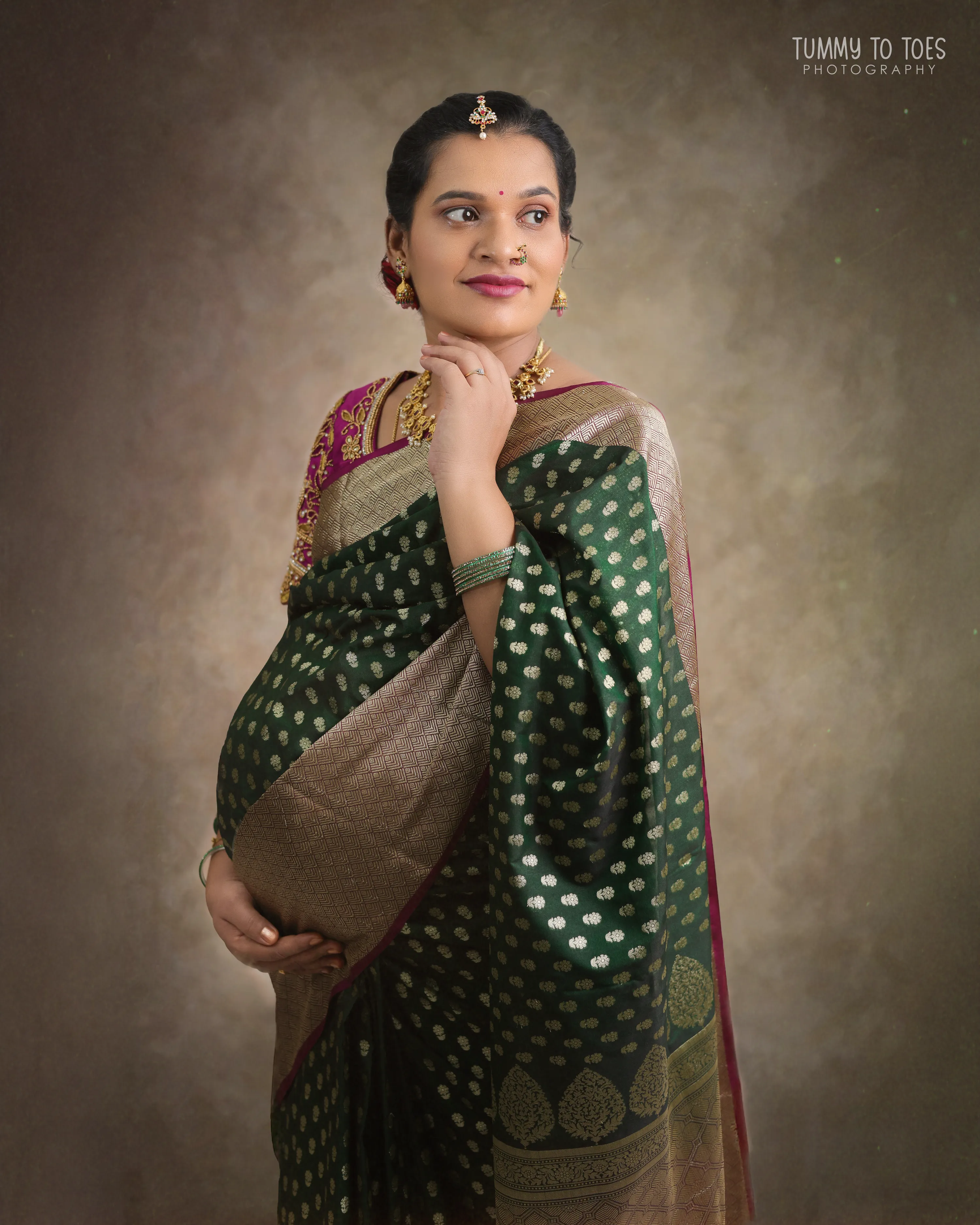 Maternity Glow portrait — Maternity photography by TummyToToes Studio, Hyderabad