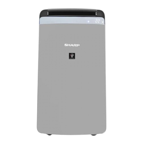 Sharp DW‑J27FM‑S Dehumidifier with Air Purifier | Plasmacluster Tech | Removes Mold, Fungus & VOCs | Moisture Absorber & Clothes Dryer | HEPA + Carbon Filter | Covers 720 sq.ft