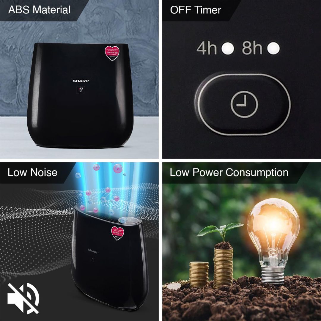 Sharp Air Purifier FP-J30M-BK 2