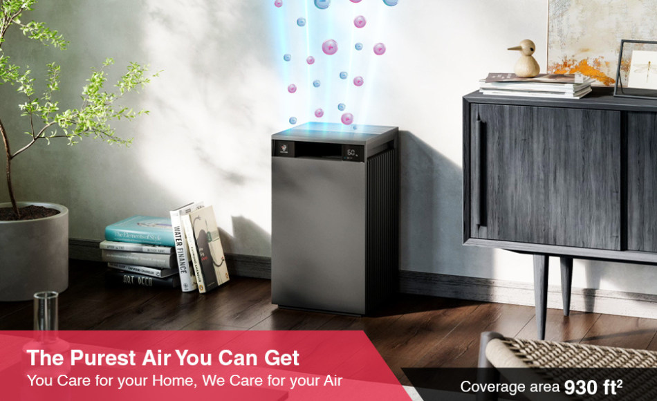 Sharp FX-S120M-W Air Purifier 930 sq.ft WiFi HEPA