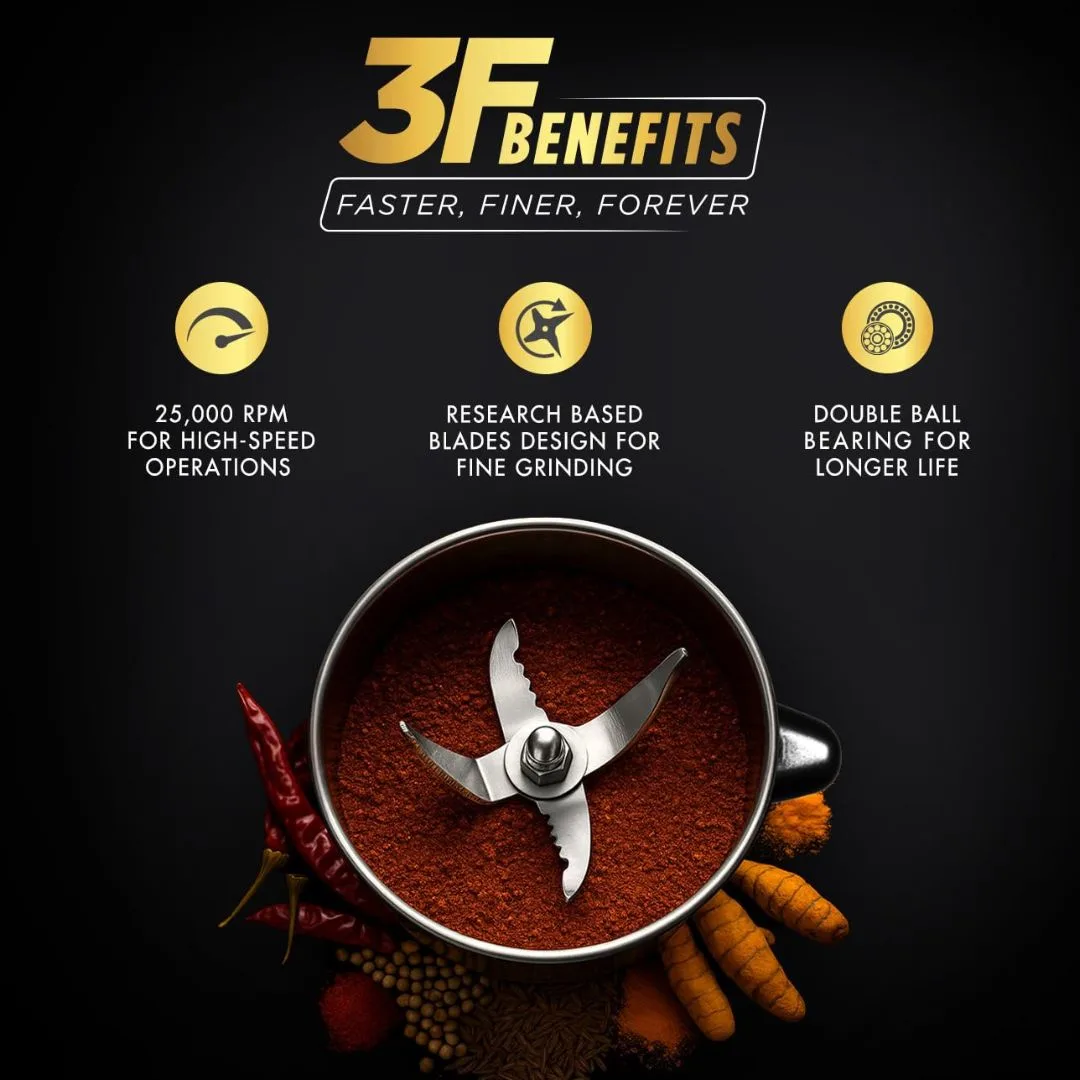 Sujata MG01 1000W Mixer 8