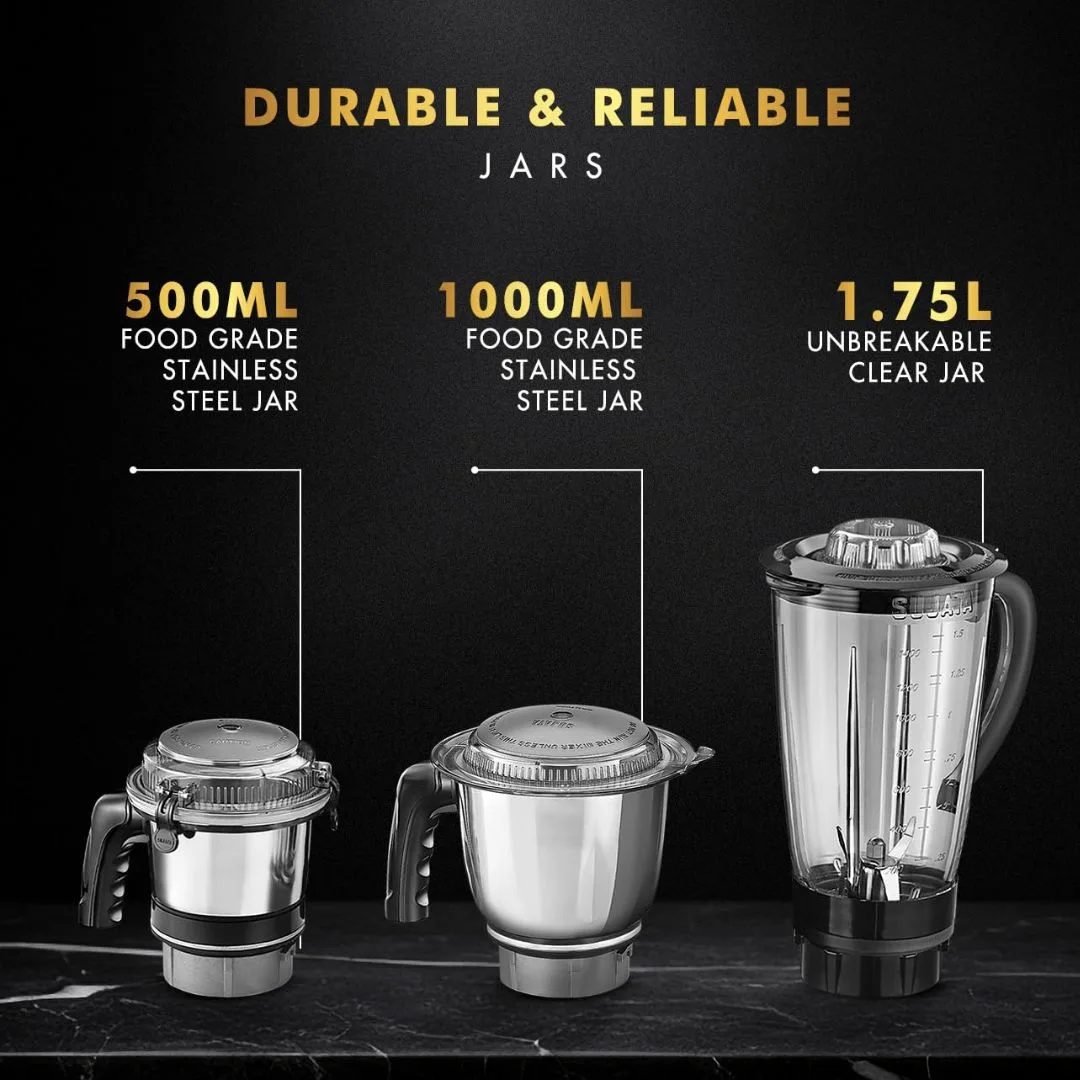 Sujata MG01 1000W Mixer 6