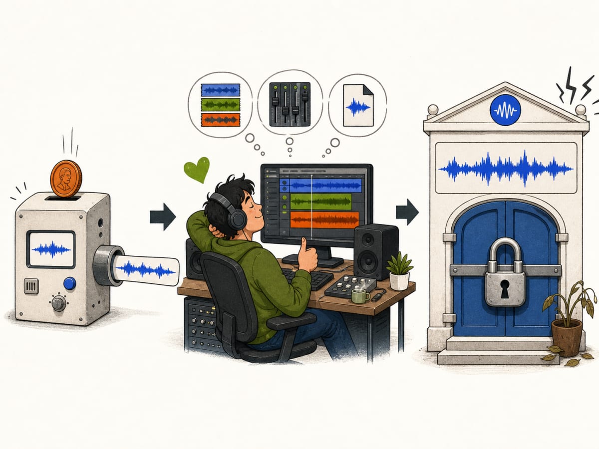 An AI music workflow comparison shows that cheap generation can still lose to a tool with better editing and export controls.
