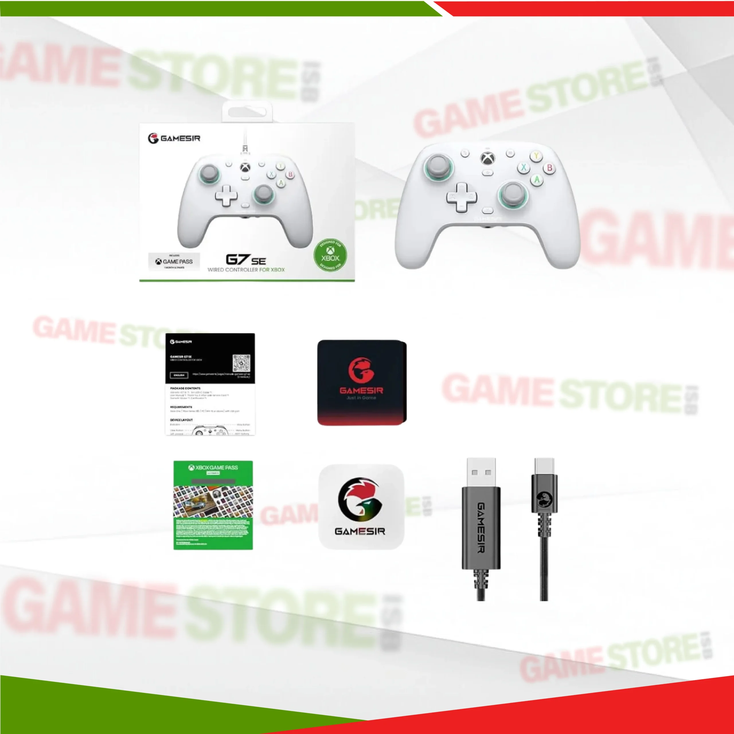 6-in-1 Single Wireless Game Controller front view