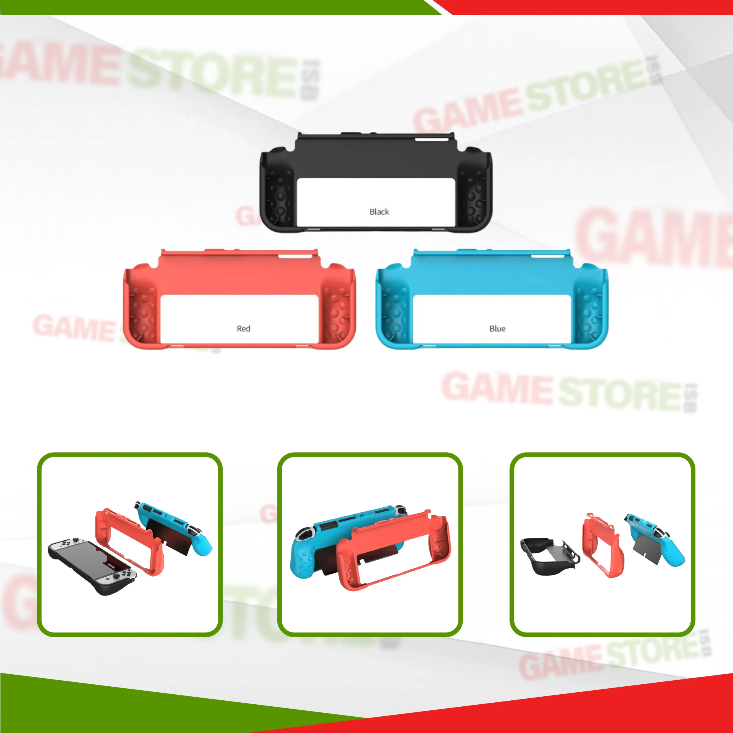 Nintendo Switch OLED TPU protective sleeve back view