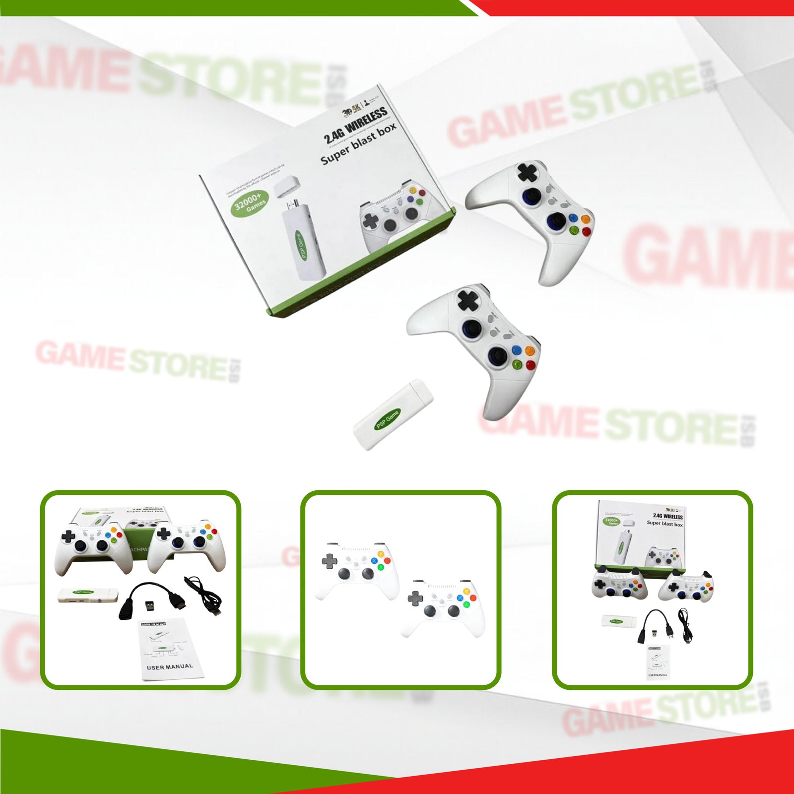 M18 retro gaming console with 10 emulators