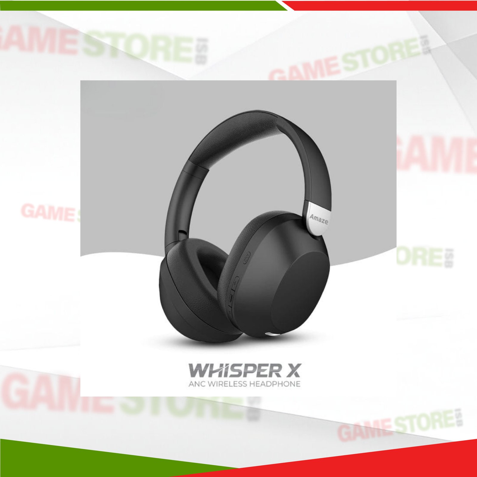 Whisperx A655 wireless headphones with deep bass sound
