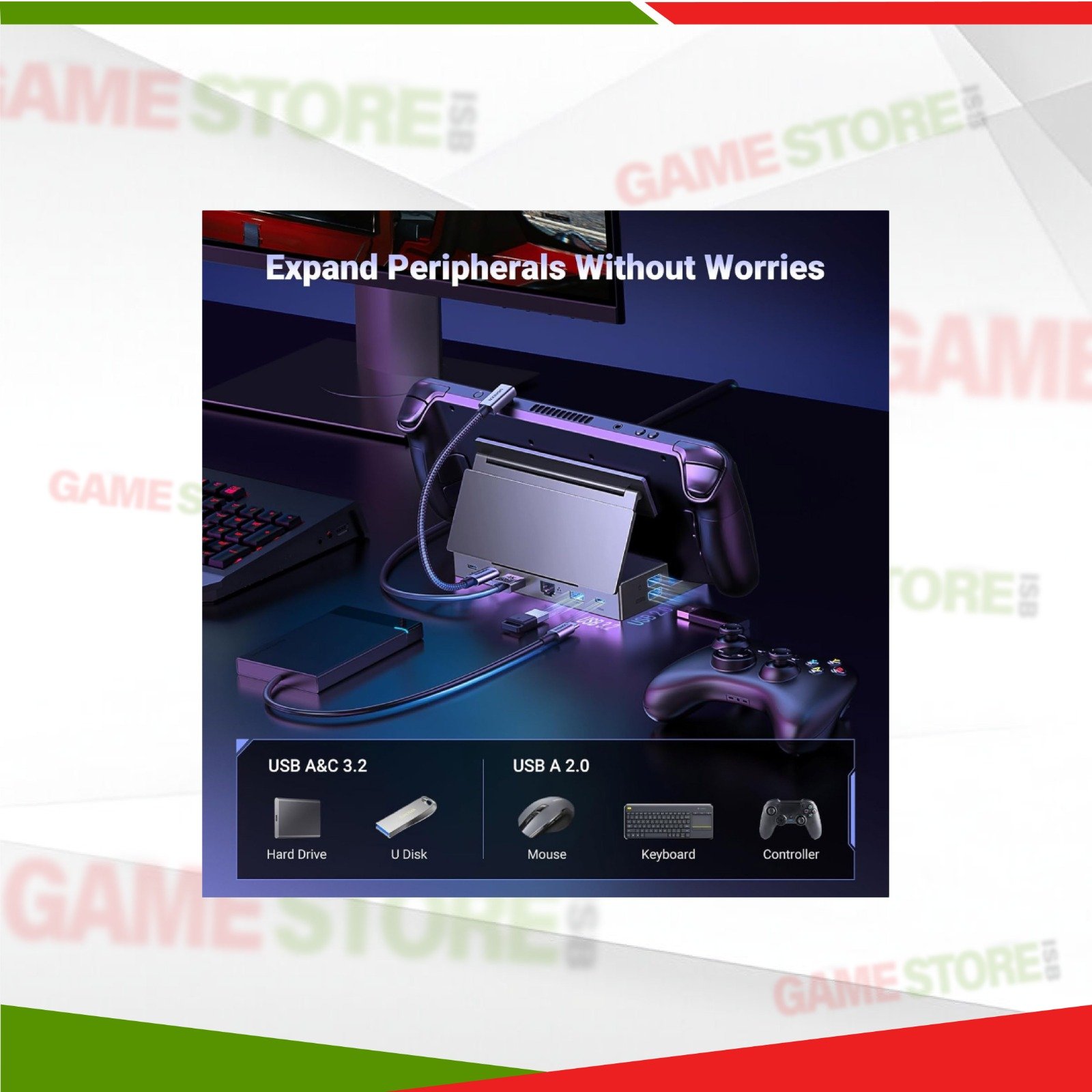 Steam Deck Docking Station with Ethernet