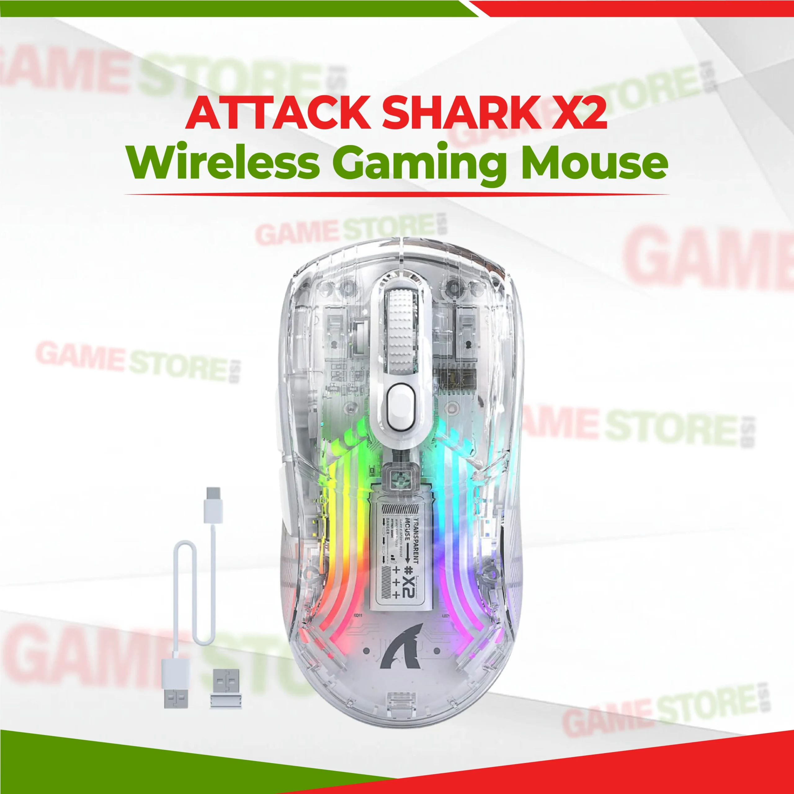 ATTACK SHARK X2 Wireless Gaming Mouse