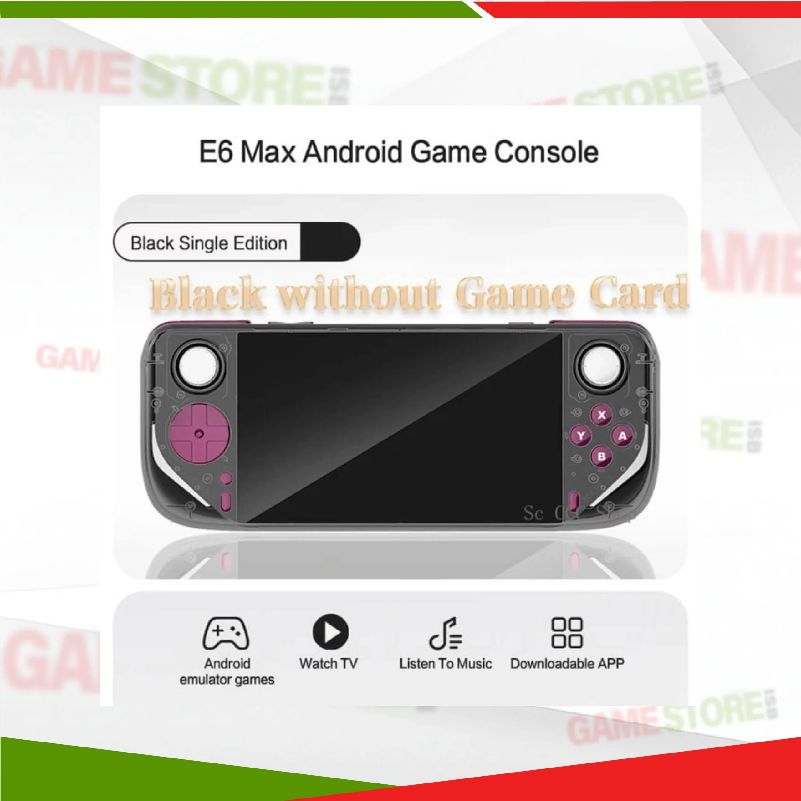E6 MAX handheld game console hall joystick control