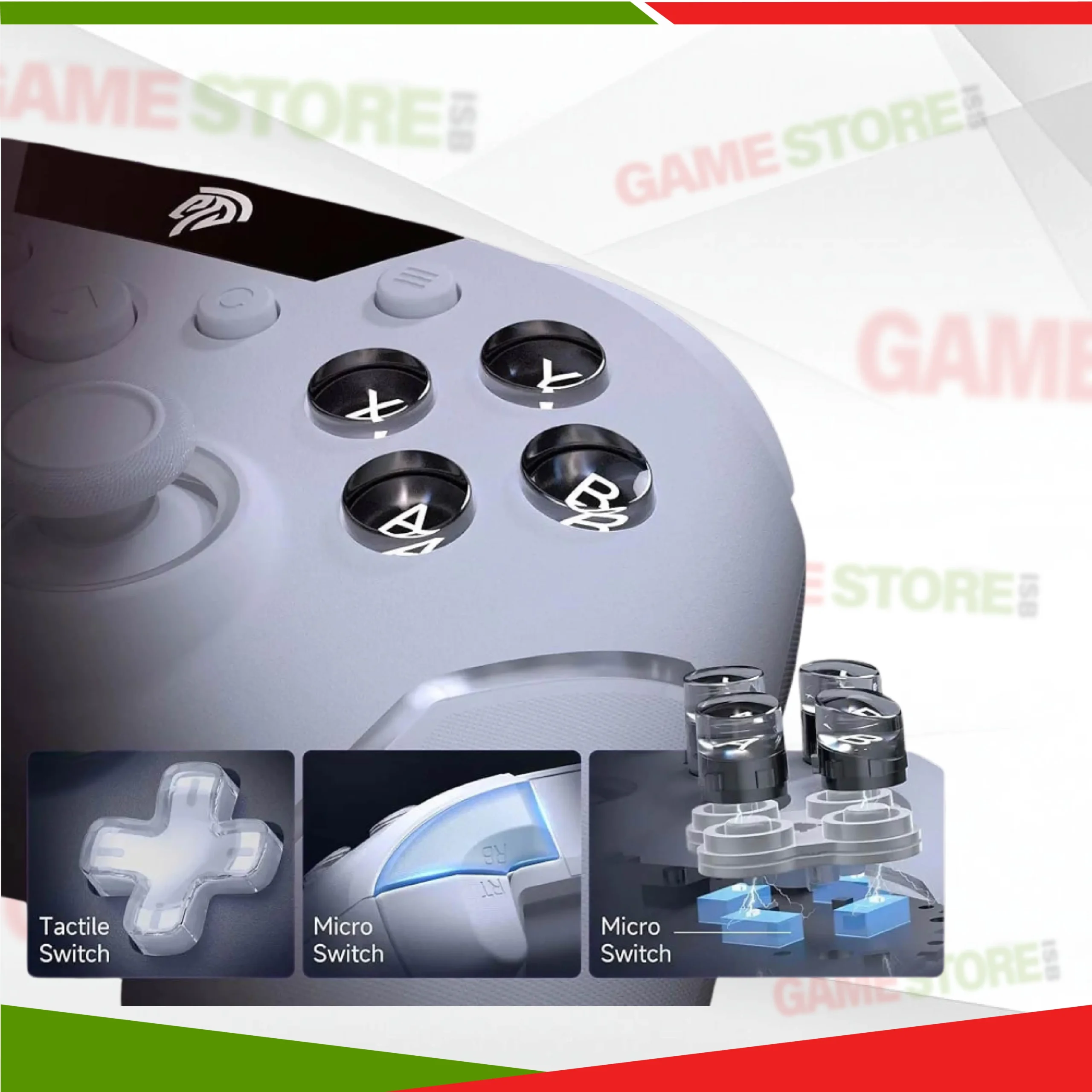 EasySMX X20 Controller with customizable RGB backlight
