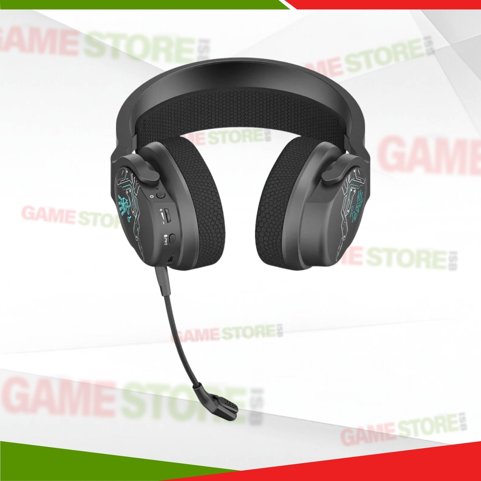 GR370 headset with detachable ENC noise-cancelling microphone