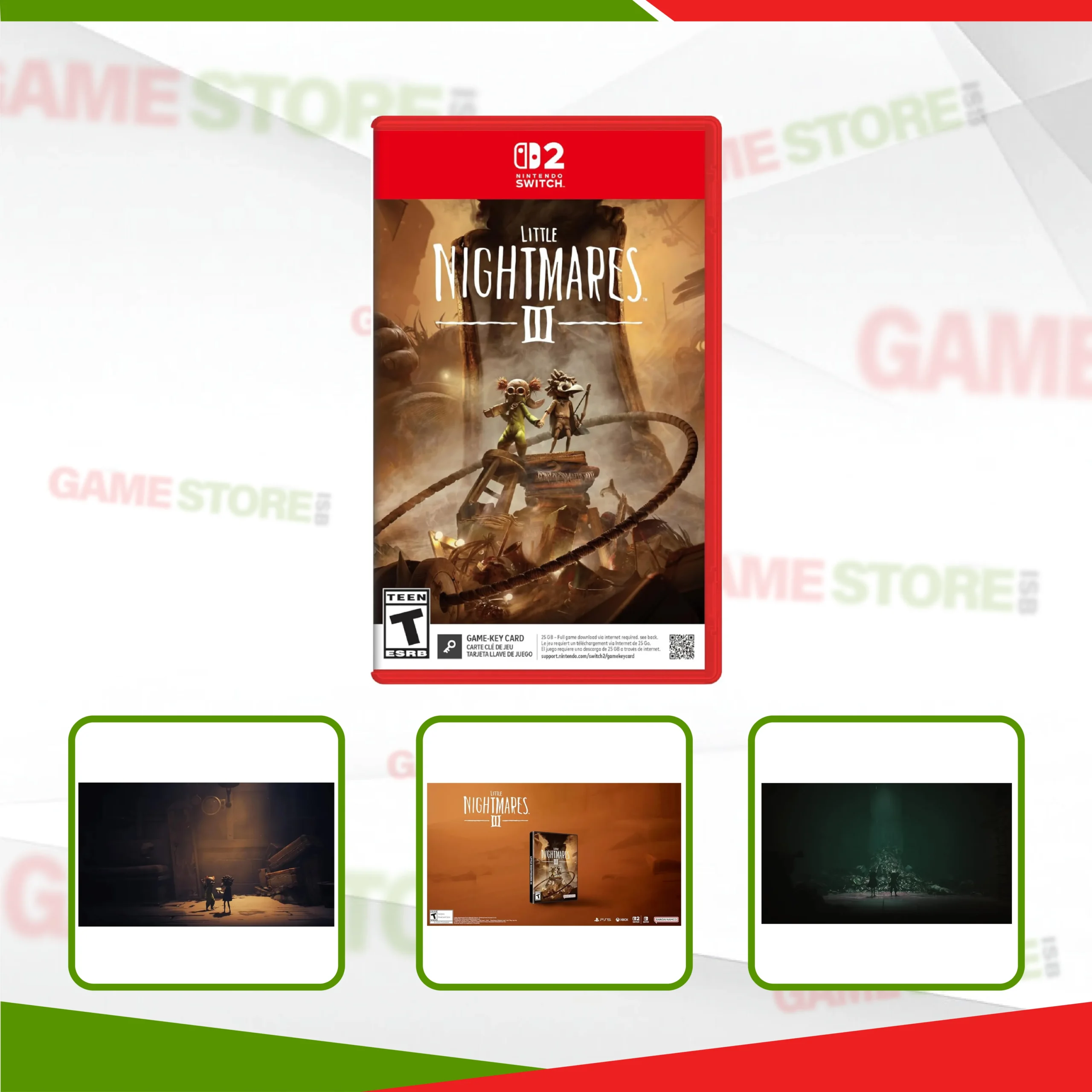 Little Nightmares III puzzle gameplay on Nintendo Switch 2