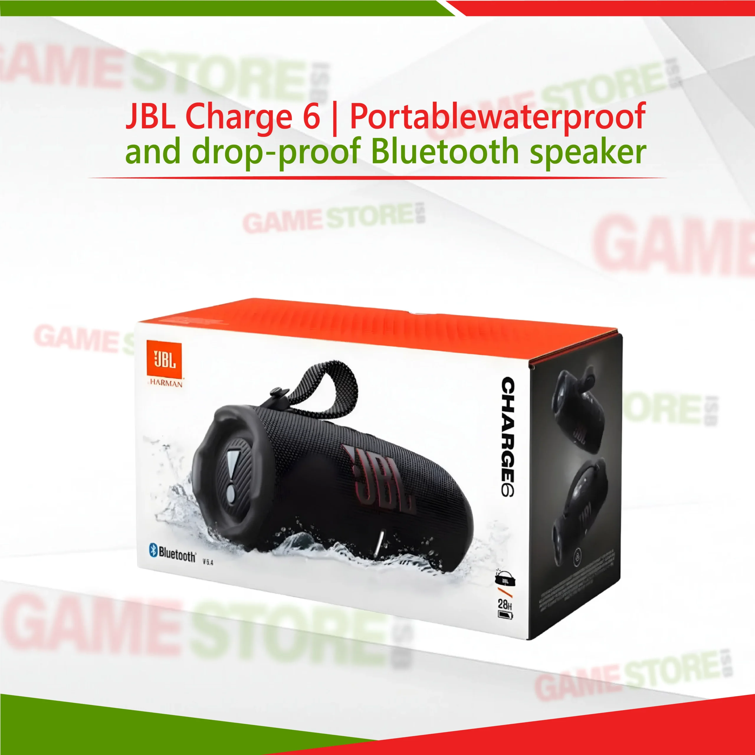 JBL Charge 6 Portable Waterproof Bluetooth Speaker