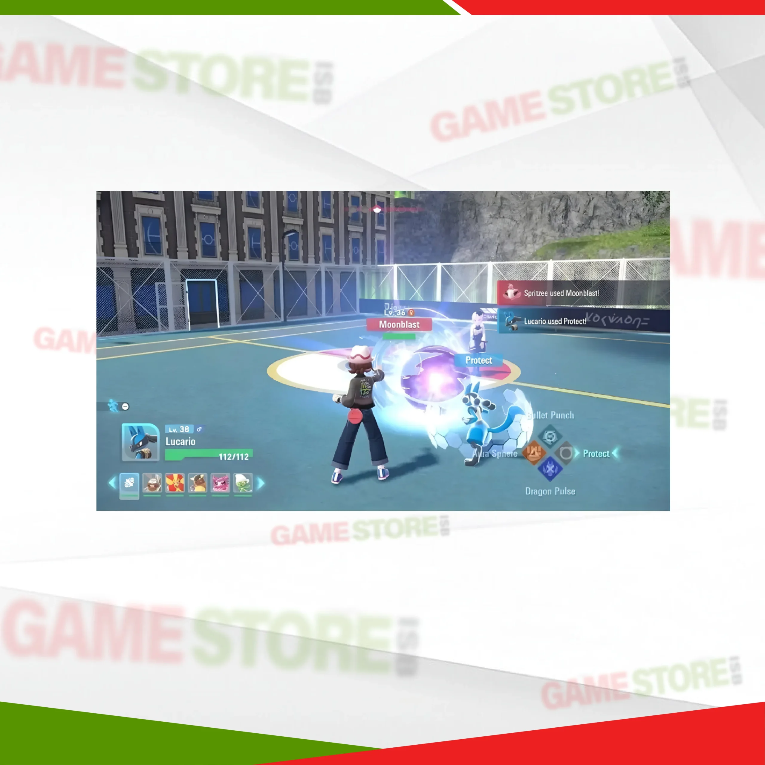 Pokémon™ Legends: Z-A – Nintendo Switch™ battle scene with Pokémon combat system