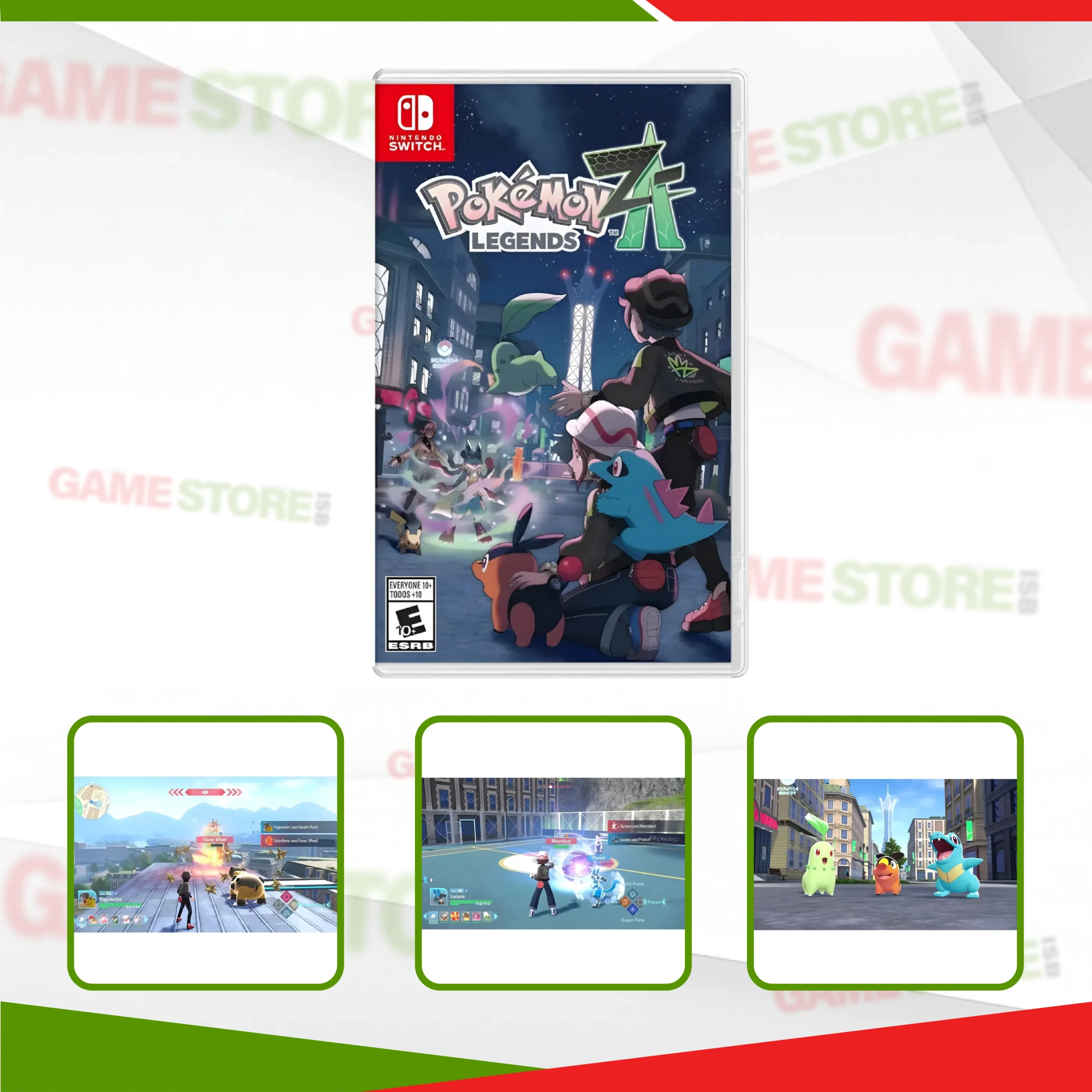 Pokémon™ Legends: Z-A – Nintendo Switch™ characters with iconic Pokémon