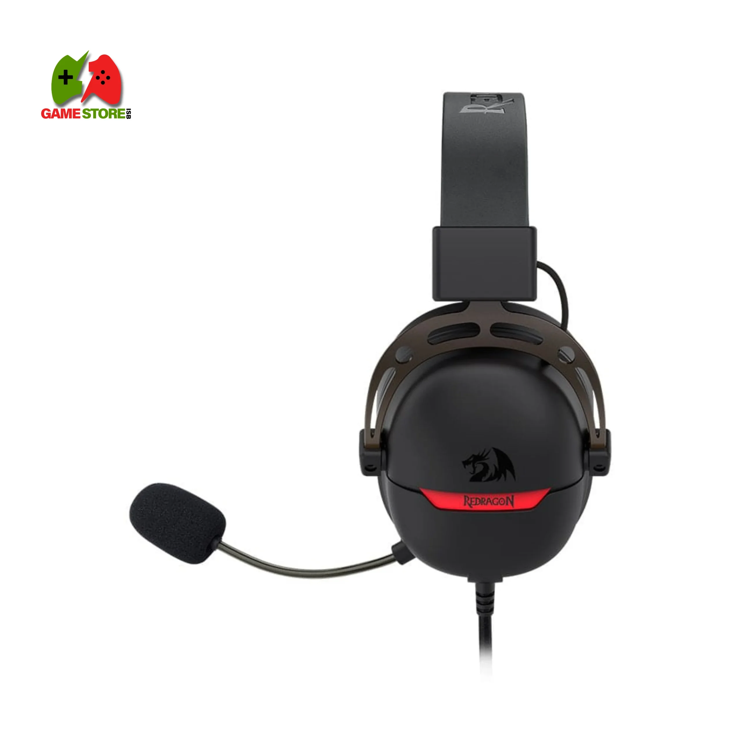 Redragon RD-H376BR Aurora Over-Ear Gaming Headset with Noise-Isolating Microphone – Black