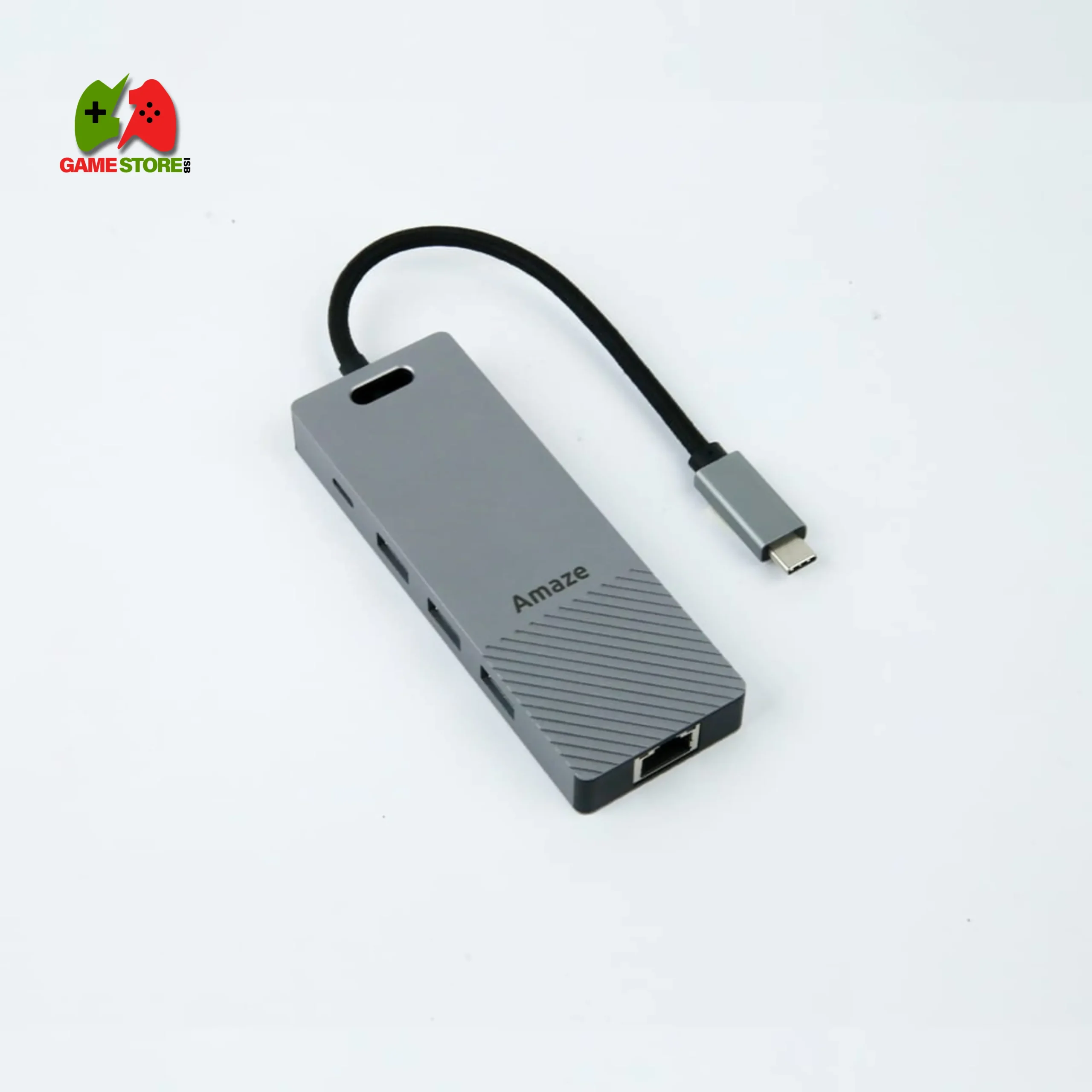 Amaze A328 Alloy Series 8-in-1 USB-C Multiport Hub with HDMI, Ethernet, USB 3.0, SD/TF Card Readers, and 100W PD