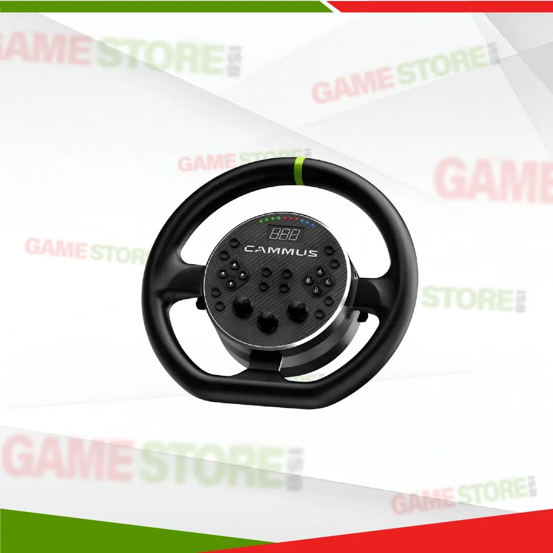 CAMMUS leather racing wheel with real feedback force technology for PC gaming