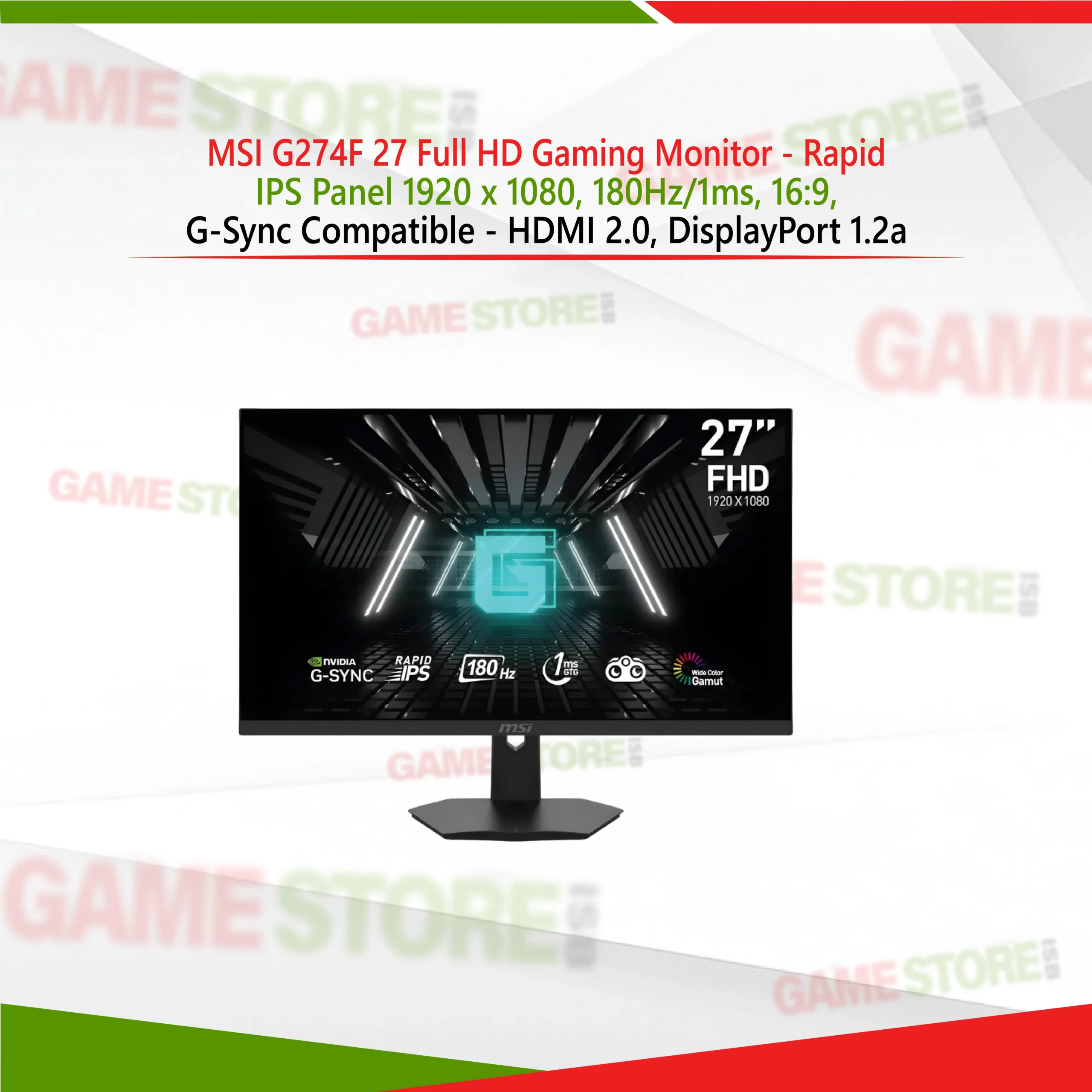 MSI G274F 27 180Hz Gaming Monitor