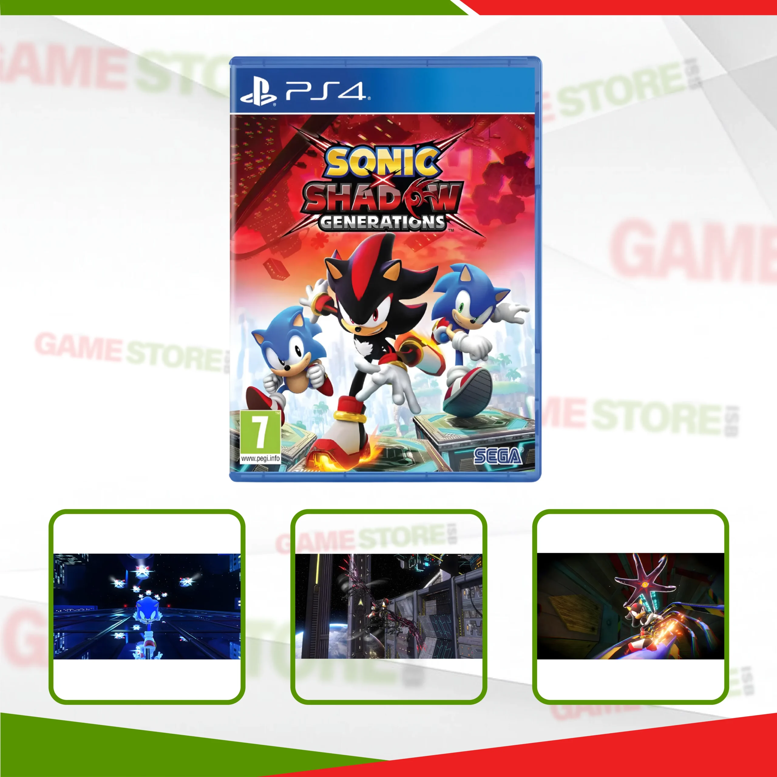 Sonic X Shadow Generations PS4 Remastered Graphics