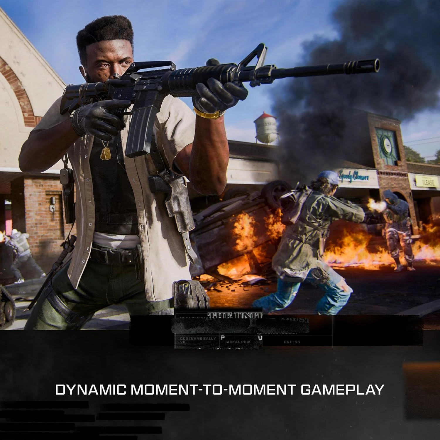 Call of Duty Black Ops 6 PS5 game cover showing armed operative in action pose - COD Black Ops 6 PS5 online game Pakistan