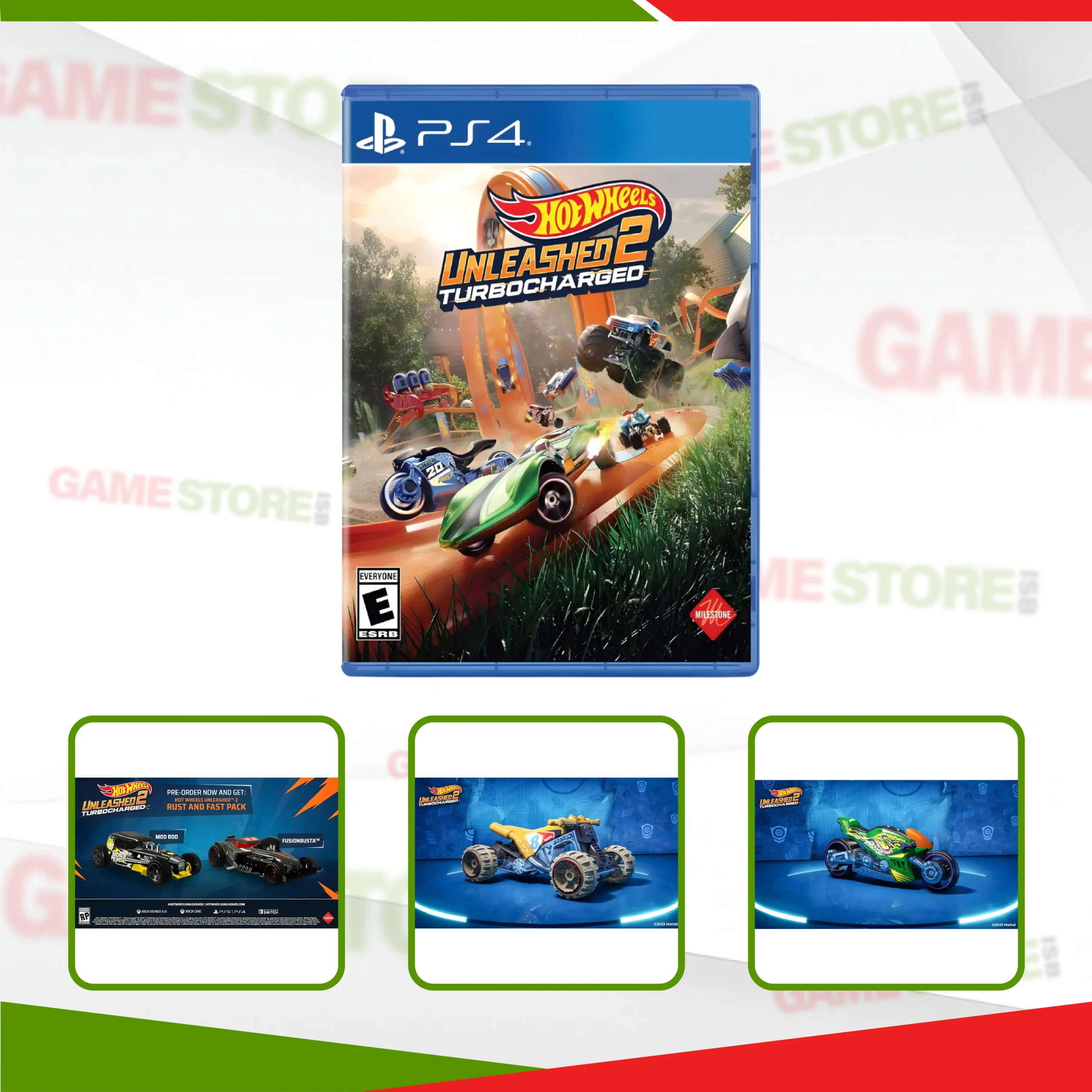 Hot Wheels Unleashed 2 Turbocharged PS4 multiplayer race