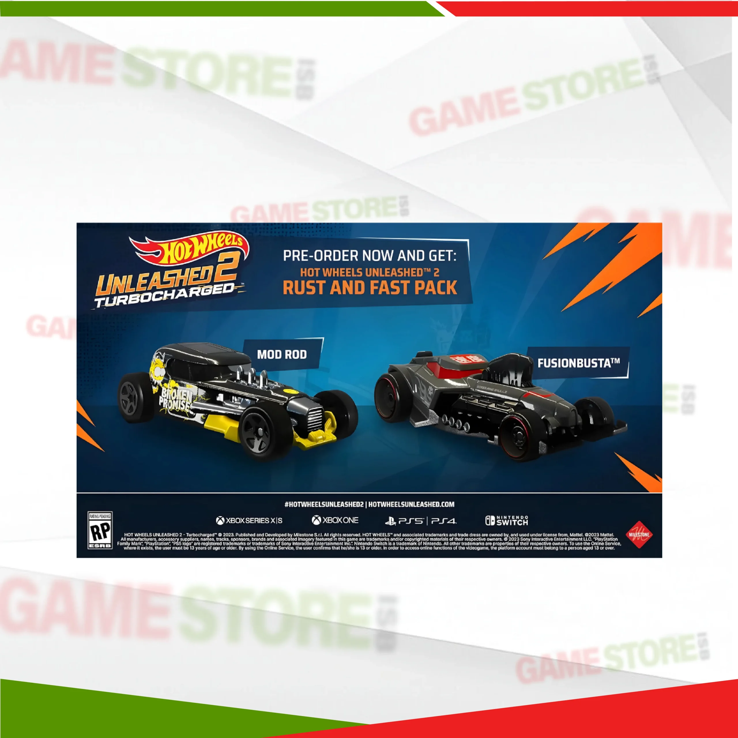 Hot Wheels Unleashed 2 Turbocharged PS4 track editor mode
