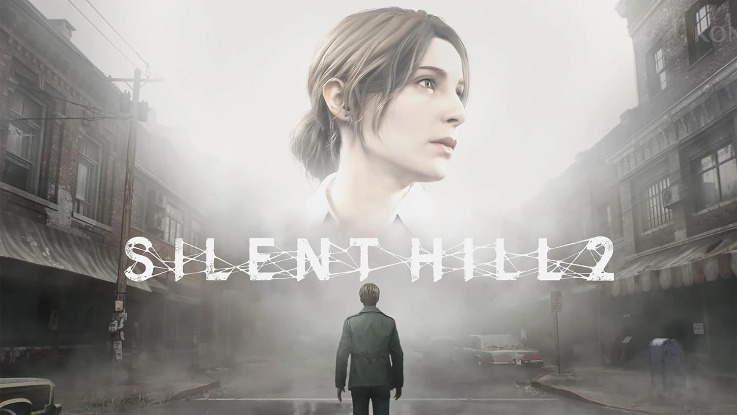 Silent Hill 2 PS5 game cover showing James Sunderland in the foggy town - Silent Hill 2 Remake PS5 horror game Pakistan