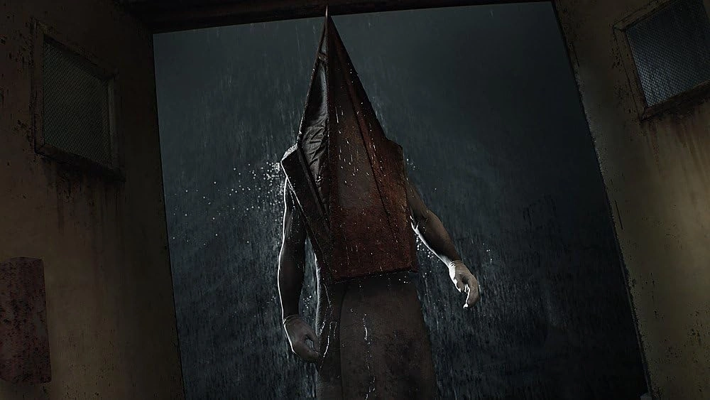 Silent Hill 2 PS5 game cover showing James Sunderland in the foggy town - Silent Hill 2 Remake PS5 horror game Pakistan