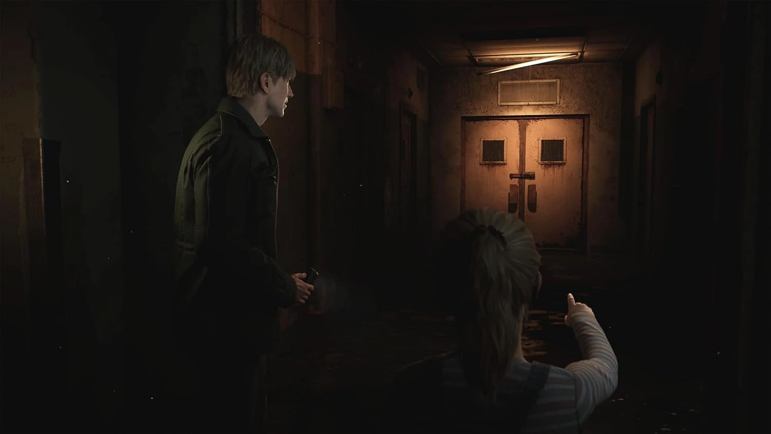 Silent Hill 2 PS5 game cover showing James Sunderland in the foggy town - Silent Hill 2 Remake PS5 horror game Pakistan