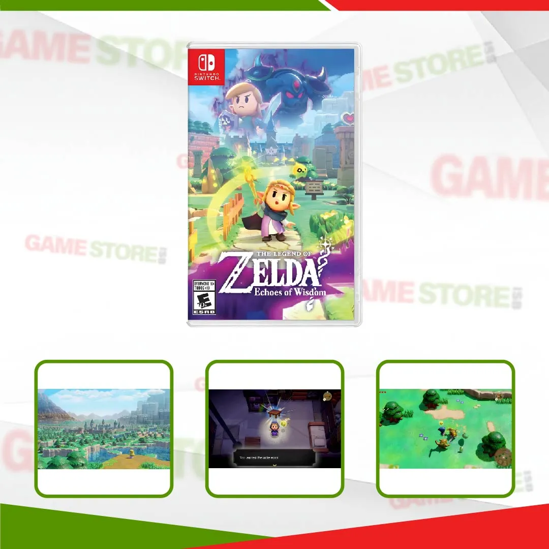 Zelda Nintendo Switch adventure game world map Echoes of Wisdom