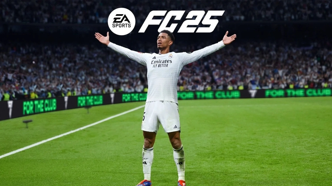 EA Sports FC 25 PS5 game cover featuring Jude Bellingham as the cover star - FC 25 PS5 football game Pakistan