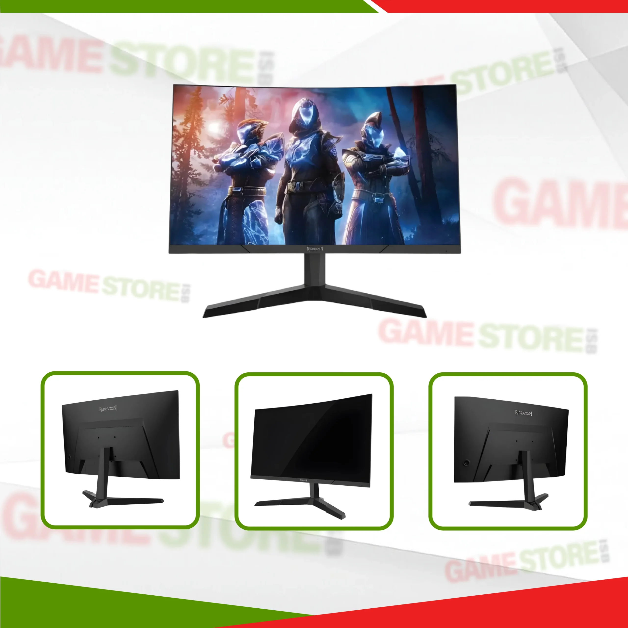 Redragon GM-24G3C curved gaming monitor in gaming setup