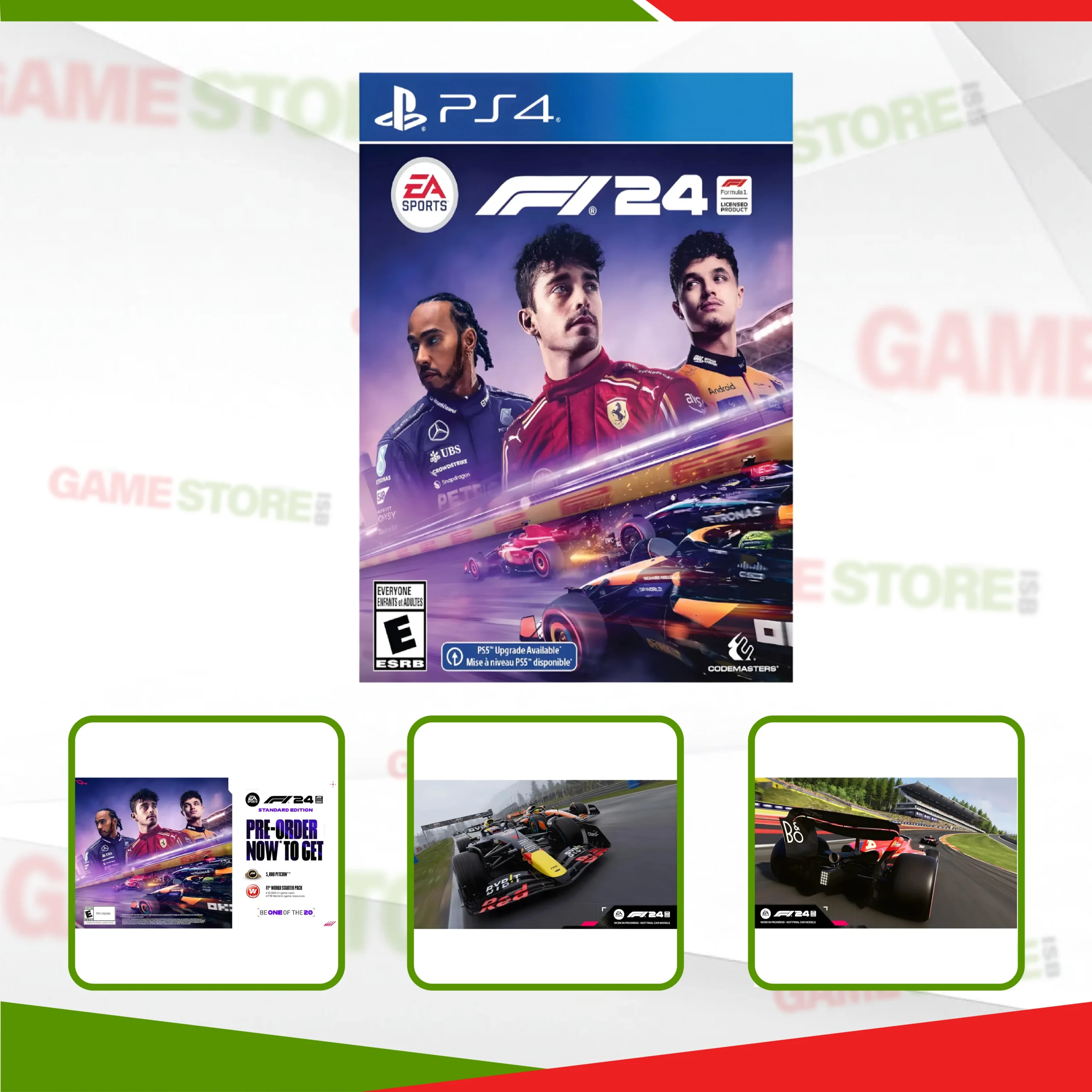 F1 24 PlayStation 4 Car Upgrades and Customization