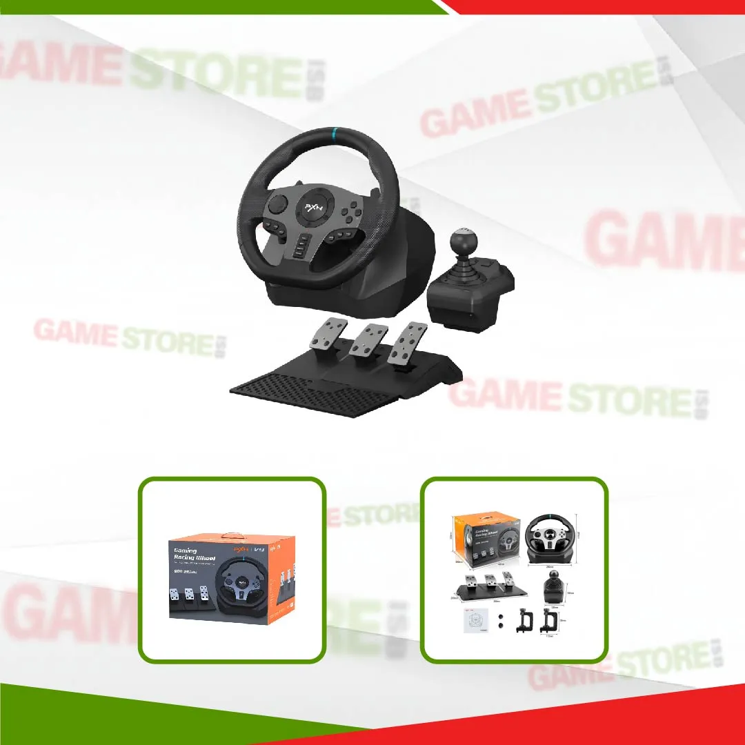 PXN V9 Gaming Racing Wheel Used compatible with PC PS4 Xbox One