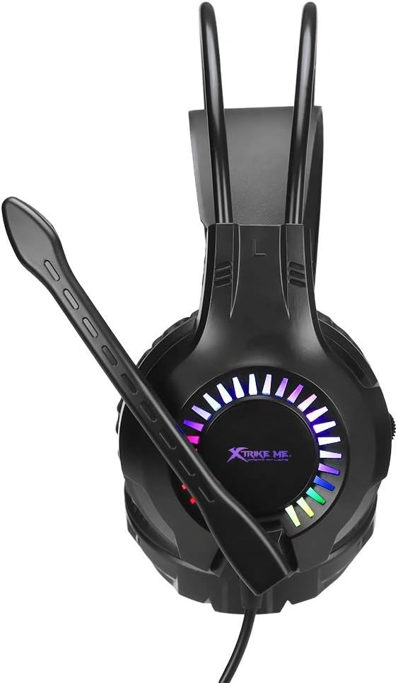 Xtrike Me GH-709 RGB wired gaming headset in black