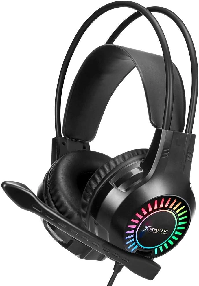 Xtrike Me GH-709 RGB wired gaming headset in black