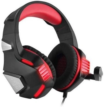 Hunter Spider V3 gaming headset with blue LED lighting