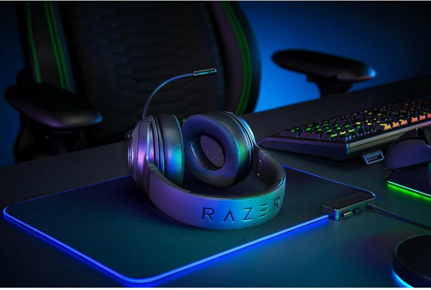 Razer Kraken V3 X gaming headset with Chroma RGB lighting