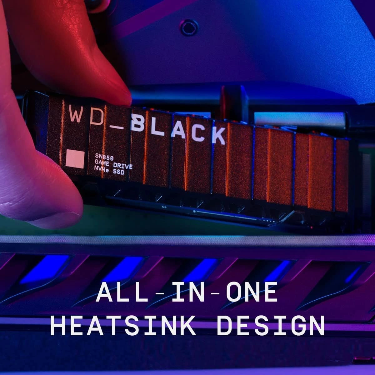 WD BLACK SN850P 1TB NVMe Gen4 PS5 SSD with heatsink, PS5 storage upgrade