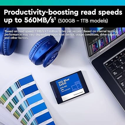 WD Blue 500GB SATA SSD internal 2.5 inch drive, SSD price in Pakistan