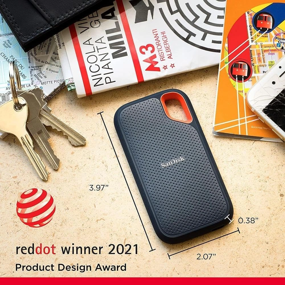 SanDisk 1TB Extreme Portable SSD USB-C external solid state drive