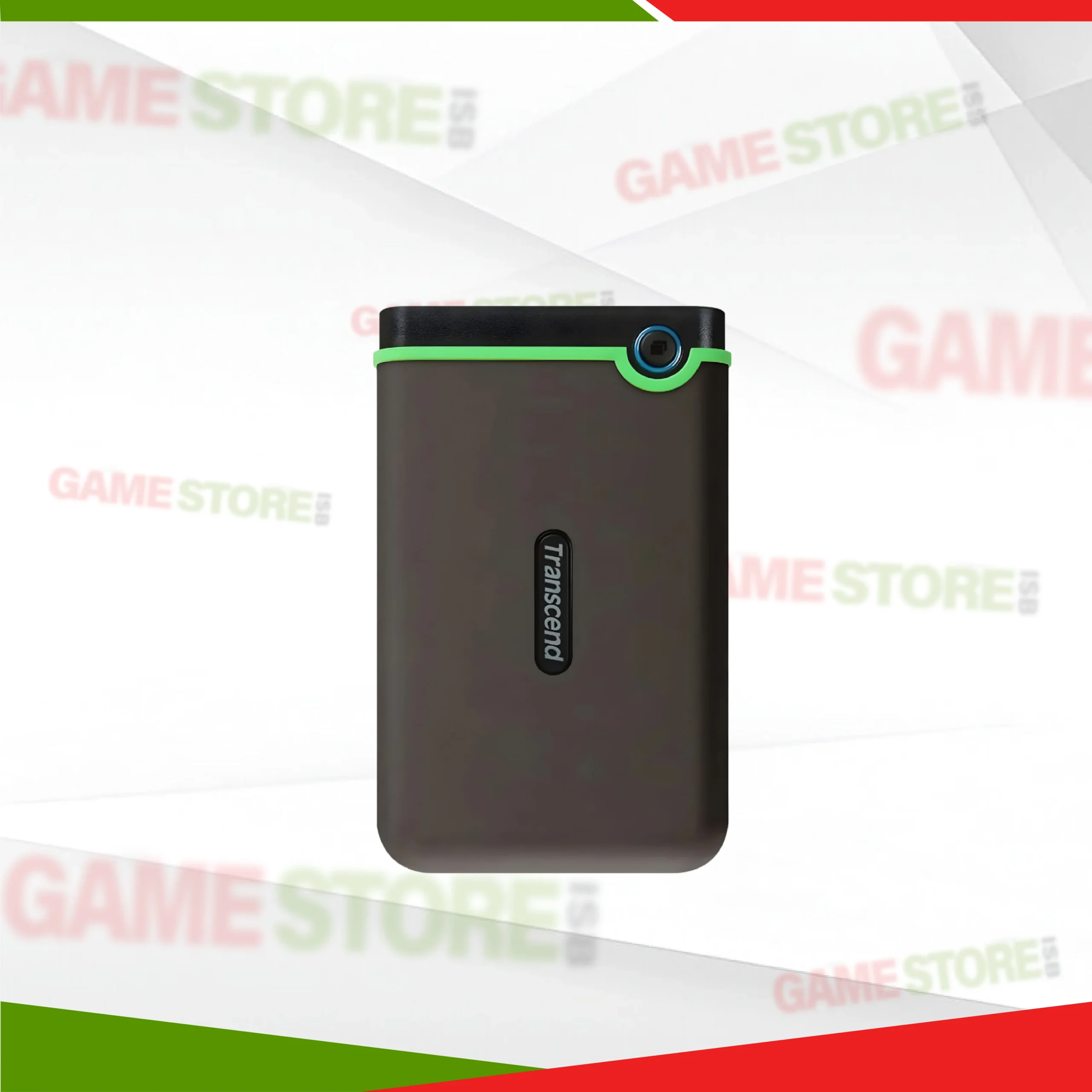 Transcend 2 TB USB 3.0 External Hard Drive military drop tested for rugged durability