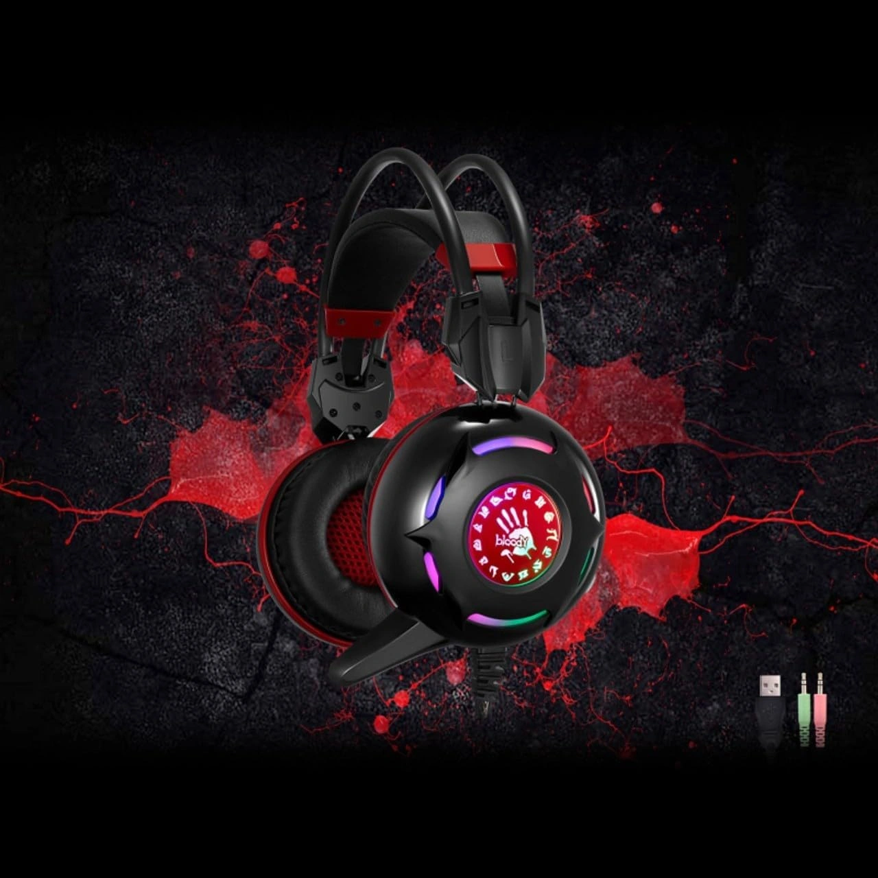 Bloody-G300-Combat-Gaming-Headset-with-Microphone-Boom